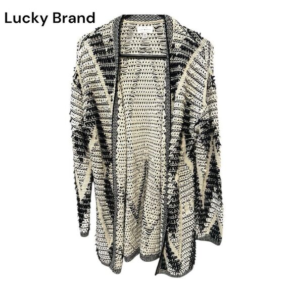 Lucky Brand Black and White Women's Sweater - Picture 7 of 12